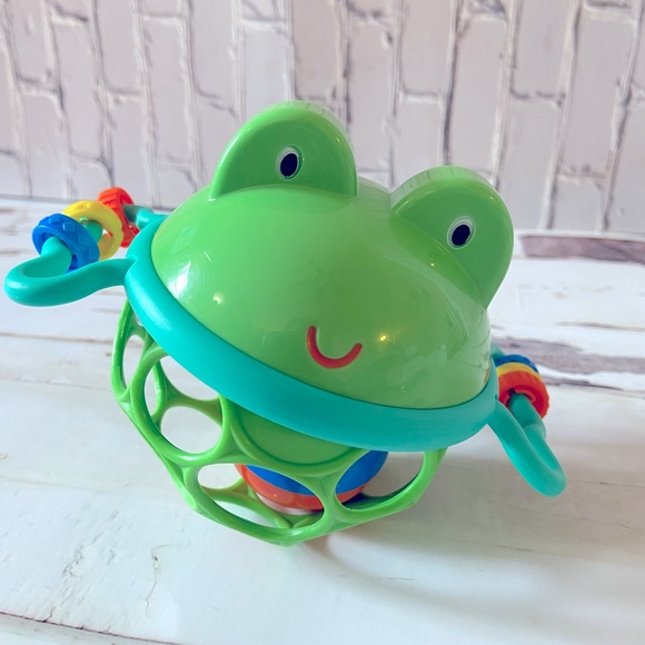 OBall Frog Rattle and Fisher Price Little People Tractor Lot - Picture 3 of 8